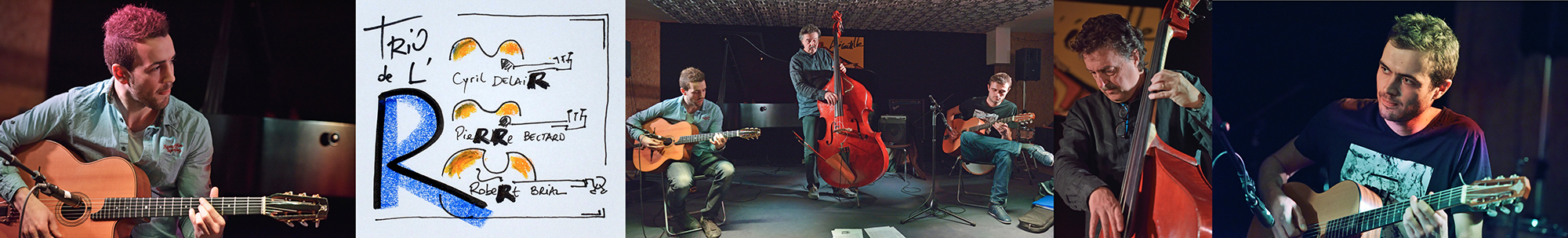 Chelles Audiovisuel 77, pour l'ouverture du Gala du Multiphot, engage le "TRIO de l'R" trio de jazz Manouche présenté par le club de jazz "La Chaloupe". "Le Trio de l'R réunit trois musiciens clayois qui ne manquent pas d'airs
et qui , sur les traces de Django Reinhardt, revisitent l'air de rien un répertoire
qui va de Brassens à Trenet en passant par Stevie Wonder... Une vraie bouffée d'air !"

Cyril Delair , guitare 
Pierre Bectard, guitare 
Robert Brial, contrebasse